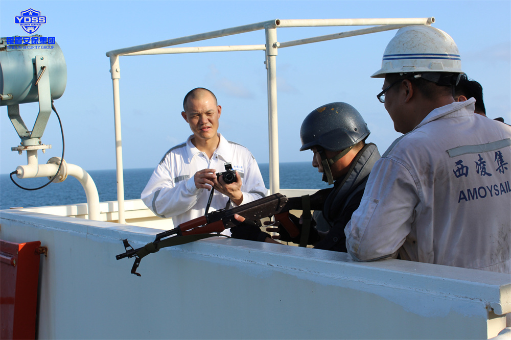 銀盾安保集團海外安保海保隊員 銀盾安保集團海外安保海保隊員船舶護航任務(wù)訓(xùn)練