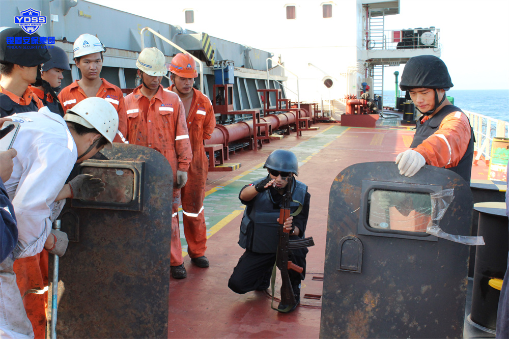 銀盾安保集團海外安保海保隊員船舶護航任務專業(yè)訓練