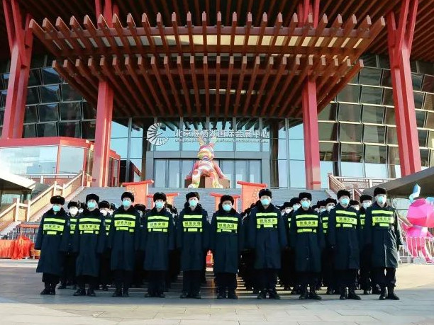 銀盾保安為迎春游園廟會保駕護航