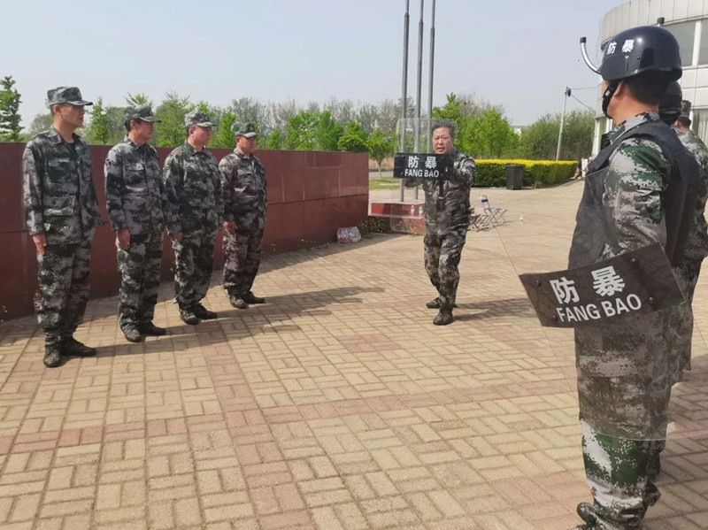 北京銀盾保安公司第七經(jīng)營部組織開展防恐防爆應急演練
